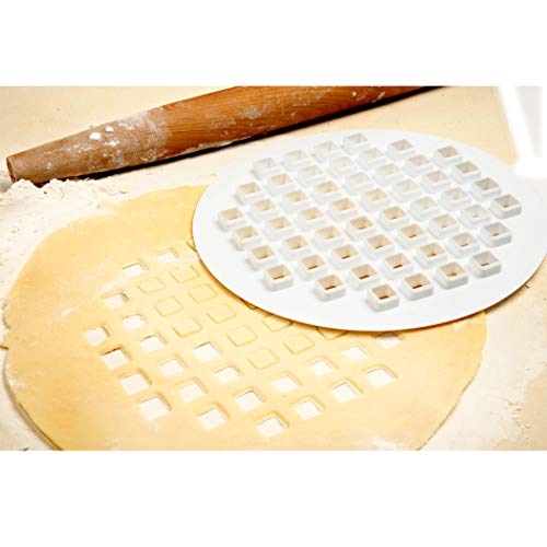 Lattice Tart Top Mold, 10-inch, White