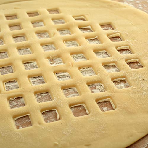 Lattice Tart Top Mold, 10-inch, White