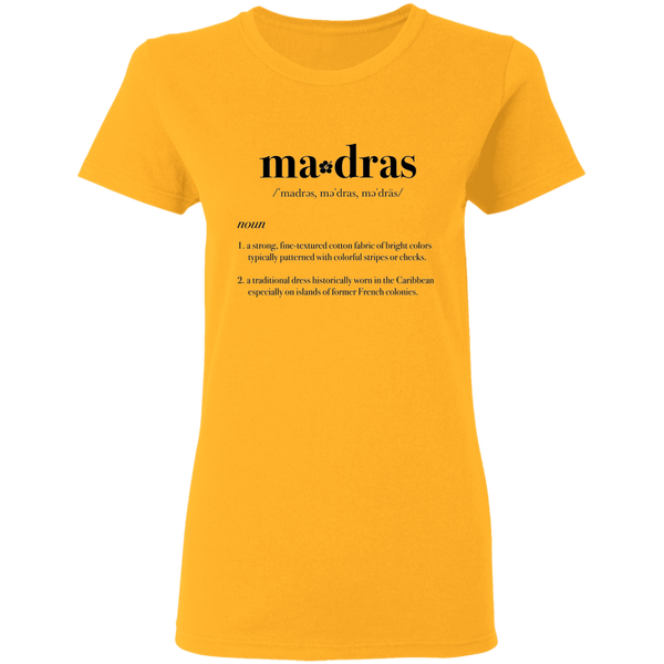Madras T-Shirt, Women (5 colors)