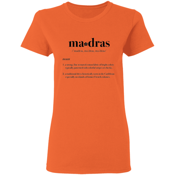 Madras T-Shirt, Women (5 colors)